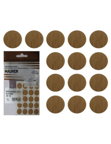 Tapatornillos Adhesisvos Haya (Blister 20 unidades) - Imagen 1