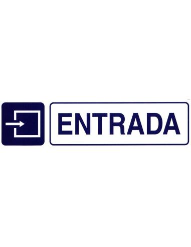 Rotulo Adhesivo 250x63 mm. Entrada - Imagen 1