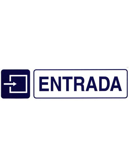 Rotulo Adhesivo 250x63 mm. Entrada - Imagen 1
