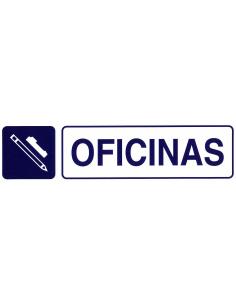 Rotulo Adhesivo 250x63 mm. Oficinas - Imagen 1