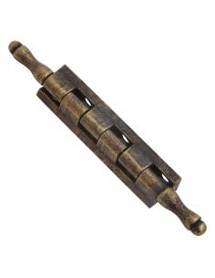 Bisagra Desmontable Con Pasador y Remate Oro Viejo 87 mm. - Imagen 1