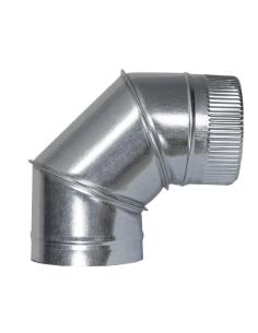 Codo Estufa Galvanizado de 200 mm. 90° (0,8 mm.) - Imagen 1