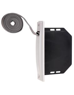 Recogedor Persiana Mini Blanco Cinta 18 mm. Empotrar Sin Pivotes - Imagen 1
