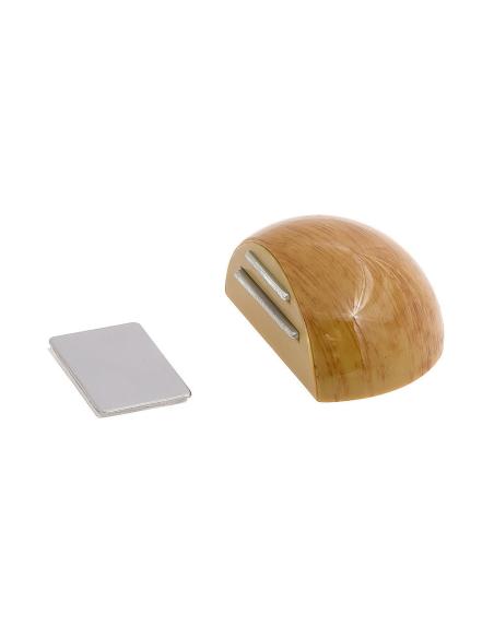 Tope Puerta Adhesivo con Imán Retenedor Color Madera - Imagen 1 Tope Puerta Adhesivo con Imán Retenedor Color Madera - Imagen 1