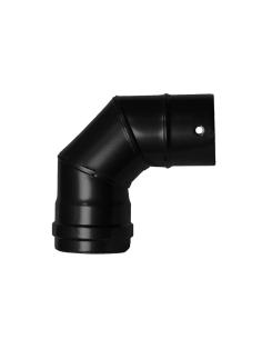 Codo Estufa Pellet Vitrificado Ø80 mm  90° - Imagen 1