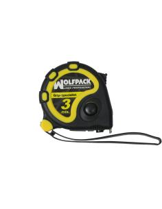 Flexometro 3 Metros Con Freno Wolfpack Grip Special - Imagen 1