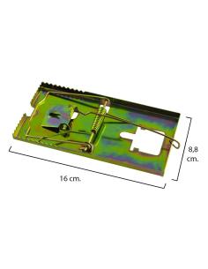 Trampa ratas metálica galvanizada 16 x 8.8 cm. - Imagen 1