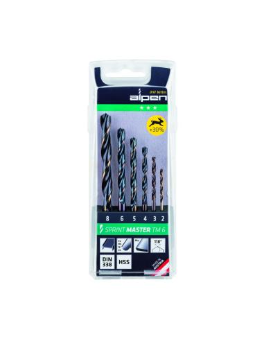 Estuche Brocas Alpen Hss Sprint Master  6 Piezas - Imagen 1