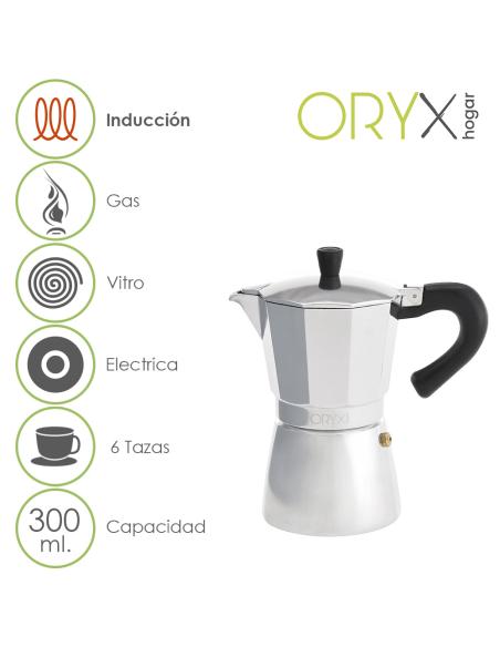 Cafetera Inducción Aluminio 6 Tazas (300 Ml.) - Imagen 1 Cafetera Inducción Aluminio 6 Tazas (300 Ml.) - Imagen 1