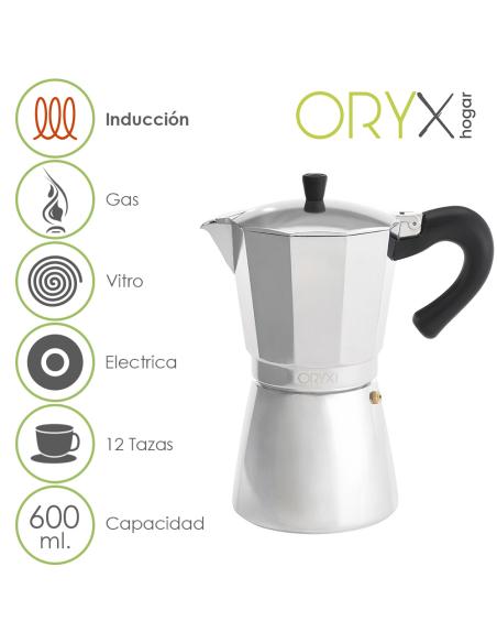 Cafetera Inducción Aluminio  12 Tazas (600 Ml.) - Imagen 1