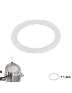 Junta Goma Silicona Cafetera Aluminio Classic / Inducción 6 Tazas (4 Unidades) - Imagen 1