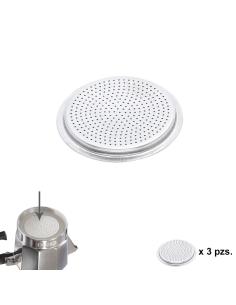 Filtro Cafetera Aluminio Classic / Inducción 12 Tazas (3 Unidades) - Imagen 1