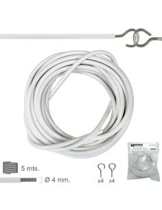 Gusanillo Espiral Visillo Forrado Kit de 5 Metros gusanillo y 8 Hembrillas - Imagen 1