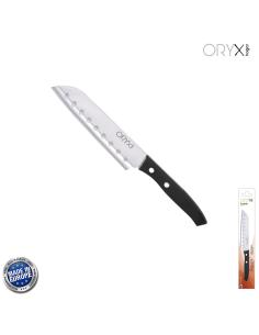 Cuchillo Aspen Santoku Hoja Acero Inoxidable 17 cm. Negro - Imagen 1