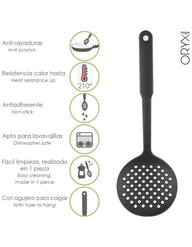 Espumadera Cocina Nylon Basic 33,5 x 11 cm. - Imagen 1