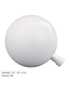 Boya plastico 1/2" x 11 Ø cm. rosca M6. - Imagen 1