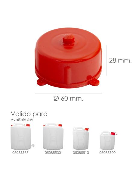 Tapon Para Bidon Alimentario  5 / 10 / 20 Litros - Imagen 1