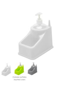 Estropajero Plastico Con Dosificador Colores Surtidos - Imagen 1