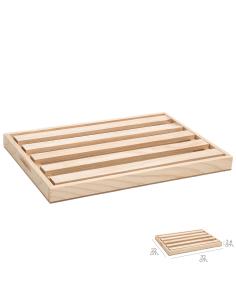 Tabla Corta Pan Madera Con Recoge Migas Oryx 32 x 22 cm. - Imagen 1
