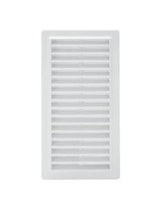 Rejilla Plastico Empotrar Con Malla Posterior 25x12 cm. - Imagen 1