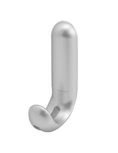 Colgador Adhesivo / Atornillable Plateado Mate - Imagen 1
