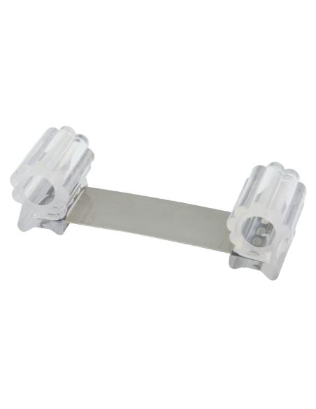 Tope Sujeta Puerta Goma Transparente 13 cm. - Imagen 1