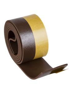 Burlete Umbral Autoadhesivo PVC Flexible Marron - Imagen 1