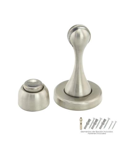 Tope Puerta Retenedor Magnetico Extrafuerte Acero Inoxidable Para Pared y Suelo - Imagen 1