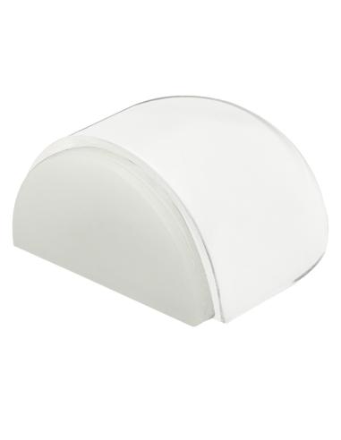 Tope Puerta Adhesivo Transparente Media Luna - Imagen 1