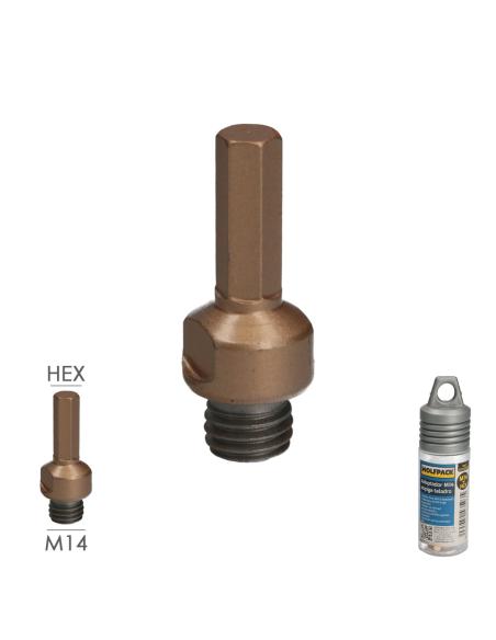 Adaptador M14 A Espiga Taladro, Adaptador Amoladora A Taladro - Imagen 1