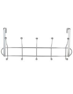 Perchero Cromado Colgante Para Puerta 5/10 Ganchos. Terminacion Metalica. - Imagen 1