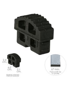 Contera Escaleras Telescopicas Perfil de 67 mm. Tramos Interior. Version 2019 - Imagen 1