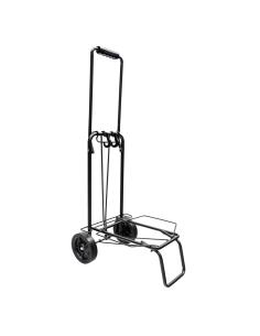 Carretilla Plegable Metalica De Carga - Porta Maletas Con Cuerda Elastica 93,5x33x44 cm. Carro De Transporte 50 Kg. - Imagen 1