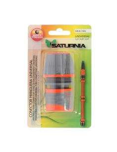 Conector Manguera Plastico Universal  1/2" 5/8" 3/4" - Imagen 1