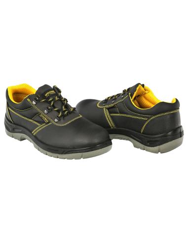 Zapatos Seguridad S3 Piel Negra Wolfpack  Nº 47 Vestuario Laboral,calzado Seguridad, Botas Trabajo. (Par) - Imagen 1
