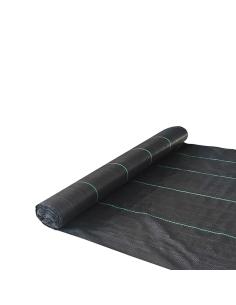 Malla Antihierbas (Rollo 0,9x10 Metros) Gramaje 110 Gr/m2. Malla Anti Maleza, Malla Geotextil Jardin, Tela Anti Hierbas Jardin,