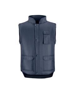 Chaleco Multibolsillos Azul  Xl, Chaleco Poliester Con 3 Bolsillos Esteriores y Uno Interior, Chaleco Trabajo, Chaleco Laboral -