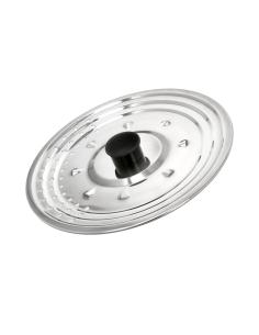 Tapadera Multiusos Acero Inoxidable Ø 25 cm. Uso Tapa Anti Salpicaduras y Escurridor. Tapadera Adpatable Diferentes Medidas - Im
