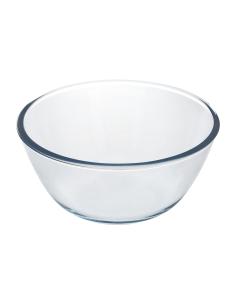 Bol De Cristal, Ideal Para Mezclas. 2.5 Litros. Libre BPA, Cristal De Borosilicato.Ensaladas, Postres, Cocina, Resposteria - Ima