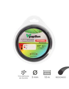 Hilo Nylon y Aluminio Desbrozadoras Redondo Professional Ø 3,0 mm. Rollo 10 metros. Hilo Nylon Corte Hierba, Jardin, Maleza - Im