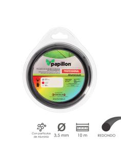 Hilo Nylon y Aluminio Desbrozadoras Redondo Professional Ø 3,5 mm. Rollo 10 metros. Hilo Nylon Corte Hierba, Jardin, Maleza - Im