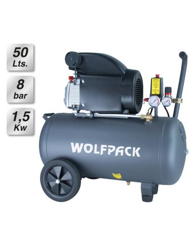 Compresor Wolfpack 50 Litros 2,0 HP Sin Aceite