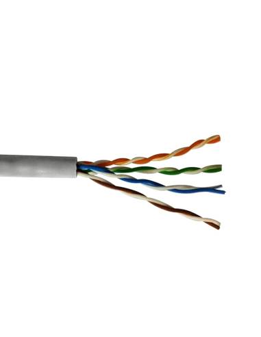 Cable utp rigido categoria 6 n° pares 4 uso profesional alta velocidad 10/100/1000 mbs euro/mts