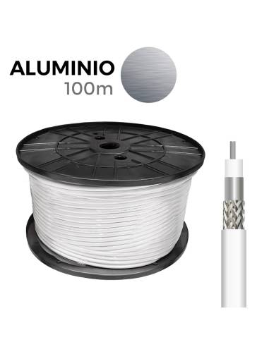 Cable coaxial apantallado aluminio edm euro/mts