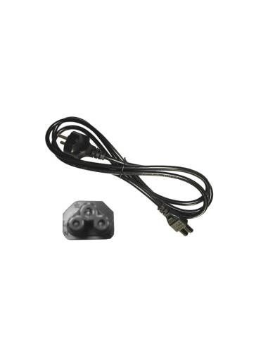Cable d'alimentation pour ordinateur portable noir 2m edm