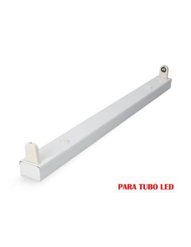 Armadura fluorescente para tubo led 1x9w (eq. 18w) 220v 61cm edm