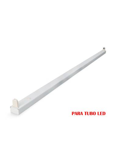 Armadura fluorescente para tubo led 1x22w (eq. 58w) 220v 152cm edm