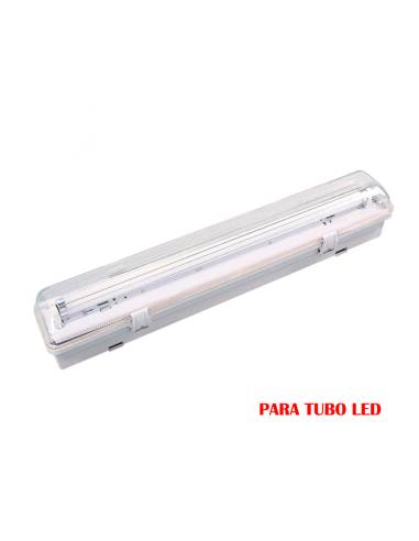Pantalla fluorescente estanca para tubo de led 1x22w (eq. 58w) 220v 154cm ip65 edm