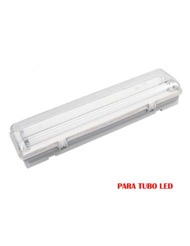 Armadura fluorescente estanca para tubo led 2x18w (eq. 36w) 220v 125cm ip65 edm