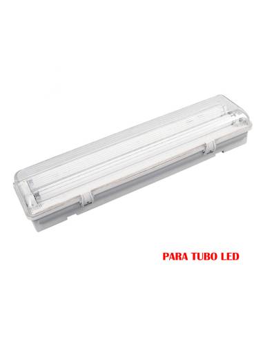 Armadura fluorescente estanca para tubo led 2x22w (eq. 58w) 220v 155cm ip65 edm